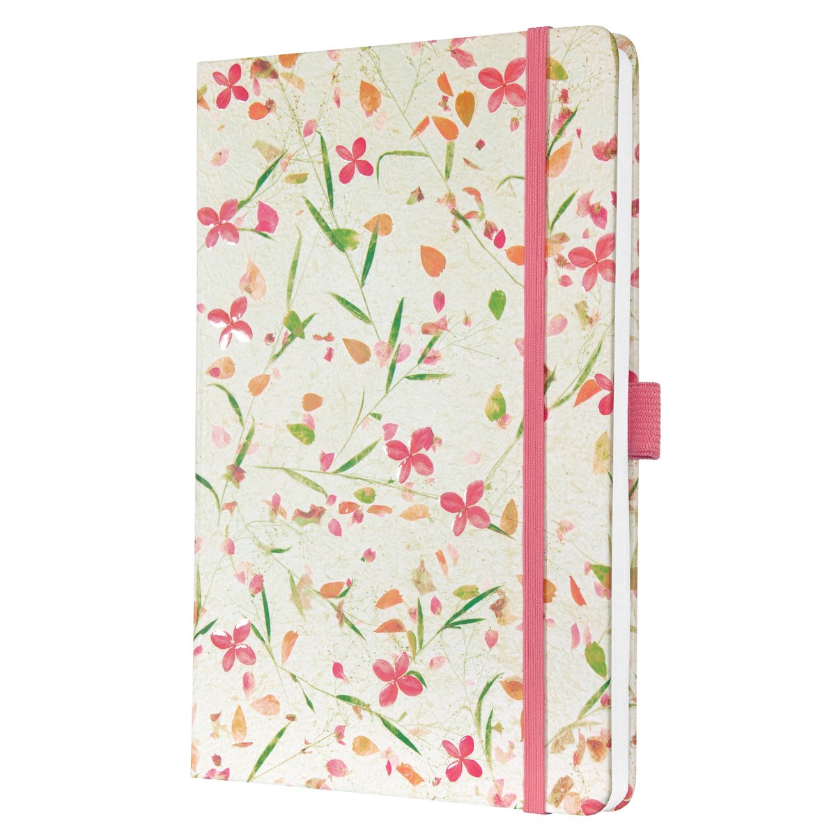 Sigel agenda semanal belleza 2026 - tamaño a5 - rosa flor - tapa dura - si-j6307