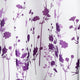 Cortina de ducha Differnz folia - 180 x 200 cm - ponderada - 100% poliéster - blanco violeta