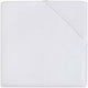 Jollein lenzuolo con angoli per culla cotone 40x80 90 cm - bianco