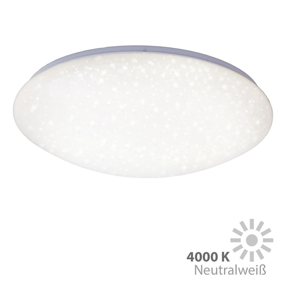 Briloner vipe - plafoniera - lampada da soffitto con decoro stella - LED - 24 watt - 2.400 lumen - 4.000 Kelvin - ø 49cm