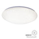 Briloner vipe - plafoniera - lampada da soffitto con decoro stella - LED - 24 watt - 2.400 lumen - 4.000 Kelvin - ø 49cm