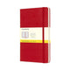 Moleskine classic notitieboek - large - hardcover - geruit - rood