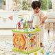 Hape activity cube farm animals - wooden play cube with 5 play sides from 12 months