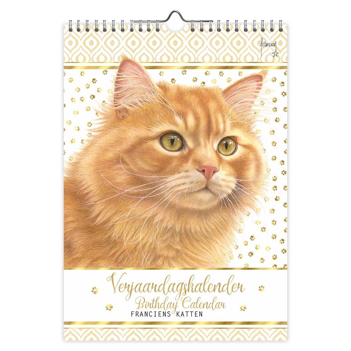 Calendario compleanno gatto Franciens Jeroen - a4