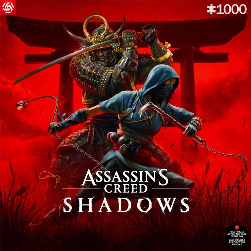 Buon bottino Assassin's Creed Shadows - Puzzle Naoe Yasuke - Puzzle da 1000 pezzi