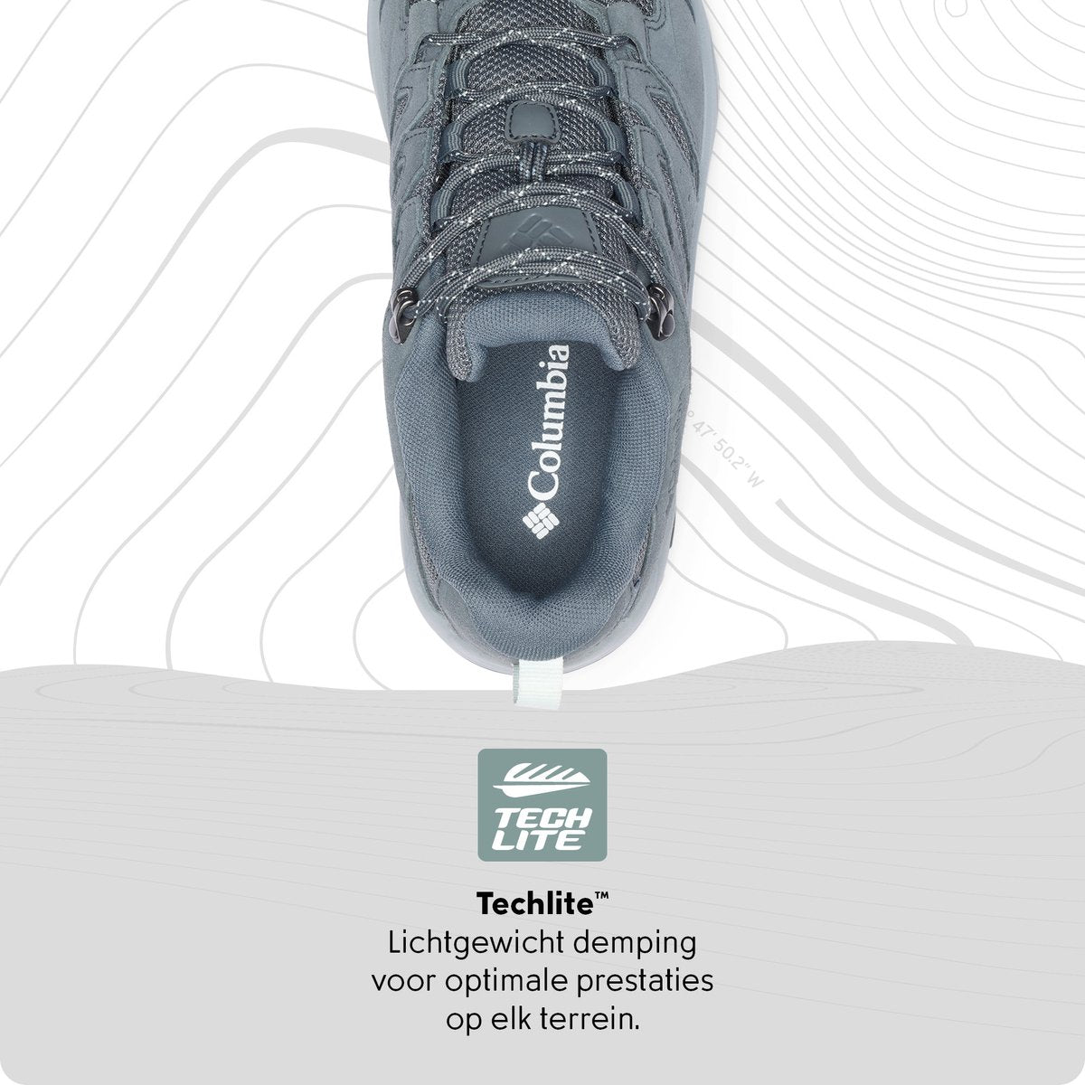 Columbia redmond™ iv low waterproof dames wandelschoenen - graphite, tea light
