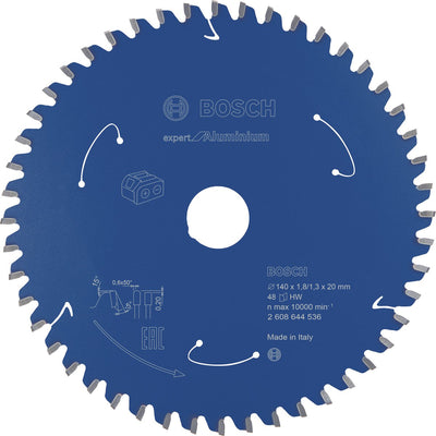 Experto Bosch para la cuchilla de sierra circular de aluminio para la batería