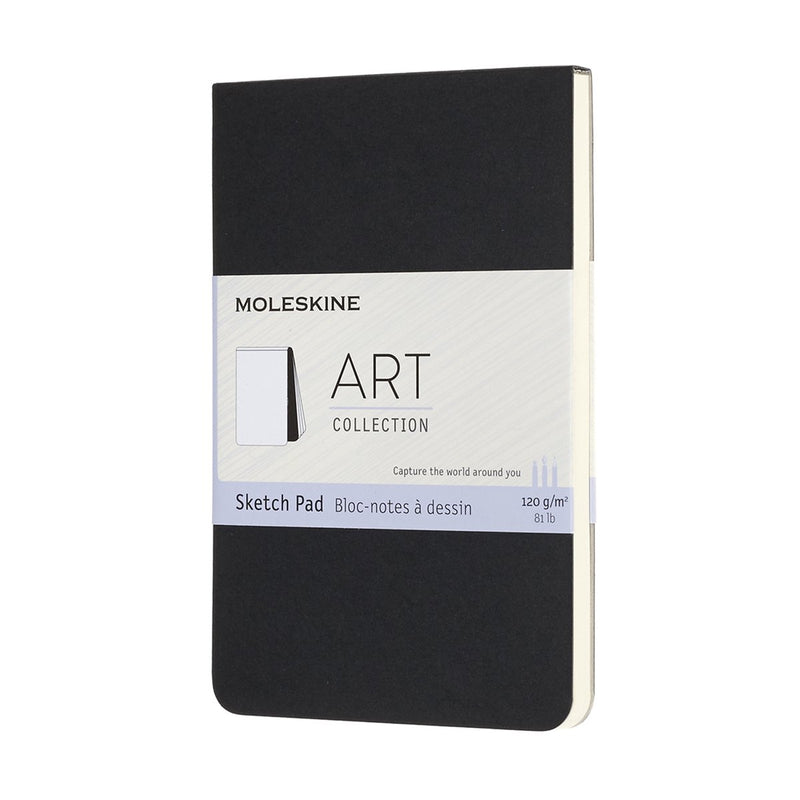 Bloc de dibujo artístico Moleskine - bolsillo - negro