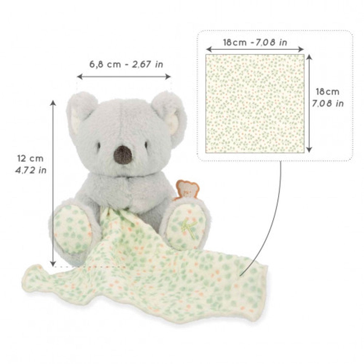 Kaloo petit songe - knuffeldoek - koala