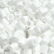 Cuentas para planchar Nabbi, medidas 5x5 mm, medida de agujero 2,5 mm, medianas, blanco (32221), 6000 piezas 1 caja