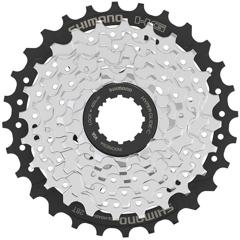 Cassetta bicicletta Shimano cs-hg400 altus argento 7v 11-28t
