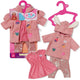 Set cappotto per bambole Baby Born con vestito rosa da 43 cm.