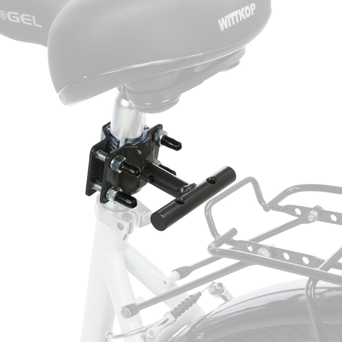 Trixie beugel zadelpen t-vorm 12860 - fietsbeugel reserveonderdeel - geschikt voor beide kanten