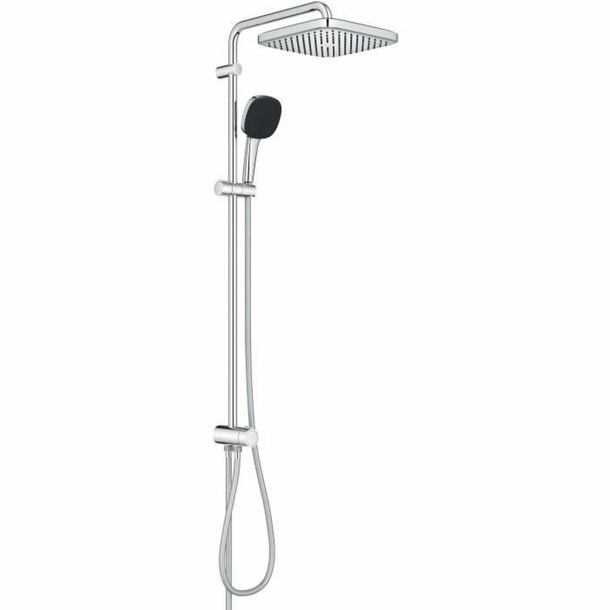 Sistema doccia Grohe vitalio comfort 250 - con deviatore - senza rubinetto termostatico - risparmio idrico - cromo
