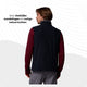 Columbia fast trek™ fleece vest Chaleco de exterior para hombre - negro