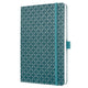 Quaderno Sigel - jolie flair - a5 - blu oceano - a righe - copertina rigida - si-jn139