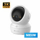 Ezviz h6c g1 3k - indoor security camera - 360° pan tilt - night mode - pet camera - petcam - motion and sound detection - no monthly costs