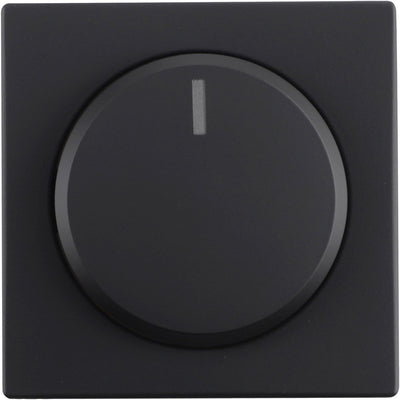 Busch-Jaeger - pulsante dimmer nero - future linear - dimmer a piastra centrale