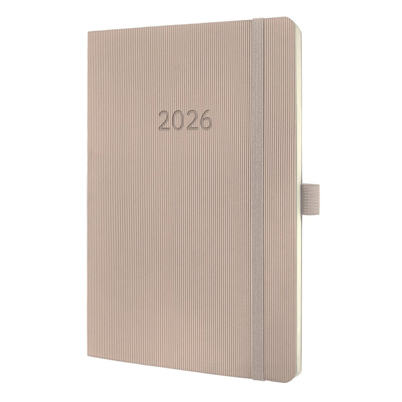 Sigel weekagenda 2026 conceptum - formaat a5 - taupe - softcover - si-c2630