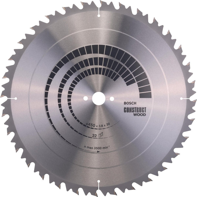 Bosch cirkzb constr. madera t st 450x30x3.8 32t wz