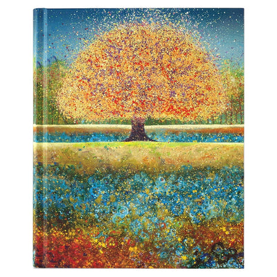 Peter pauper oversize notitieboek - tree of dreams - 18x23 cm