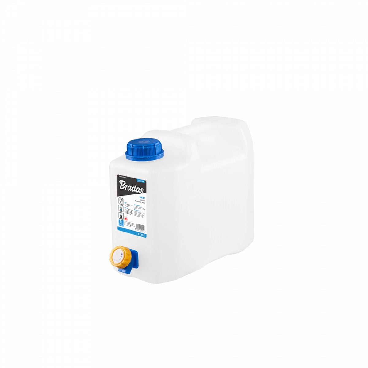 Bradas ktz05 - tanica per acqua con rubinetto - 5 litri - resistente - adatta al contatto alimentare