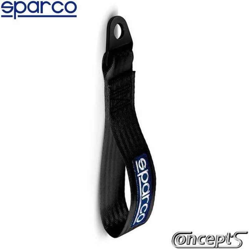 Cintura per occhiello da traino Sparco performance - nera - max. 2000kg - foro 16mm