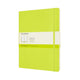 Moleskine classic notitieboek - extra large - softcover - blanco - citroen groen