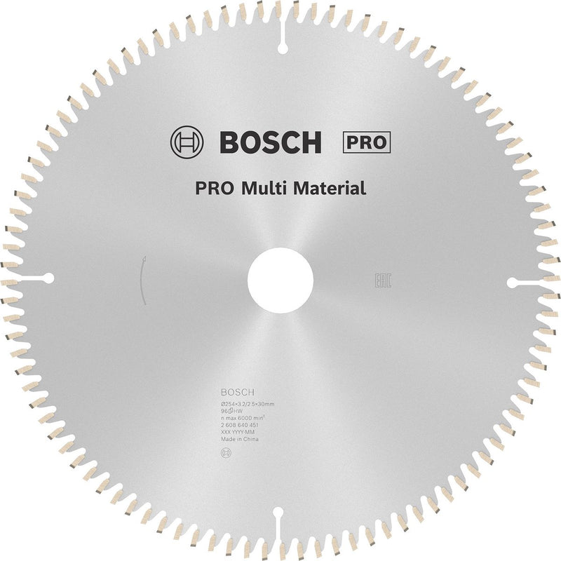 Bosch cirkzb multi k vt 254x30x3.2 96t tr-f