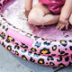 Strisce vibranti | Piscina rosa per bambini Ø 100 cm