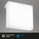 Briloner aniani - set 2 lampade da specchio - illuminazione specchio bagno - luce bianca neutra 4.000k - 6w - 600 lm - cromo - 8x8x3,5 cm