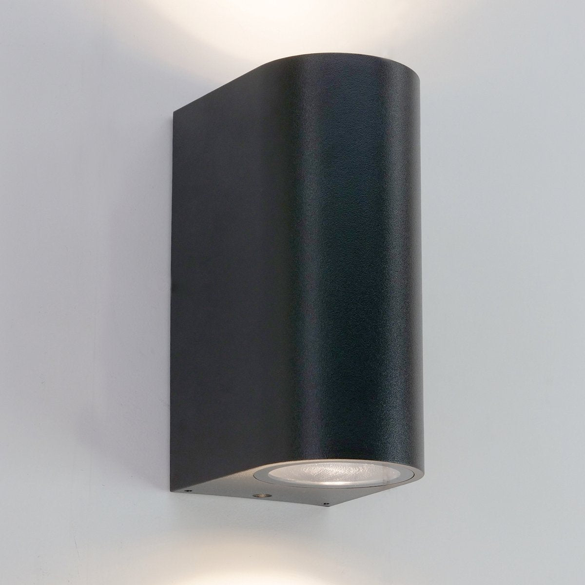 Eglo scogliera-e lampada da parete da esterno e interno - gu10 - 14 cm - nero