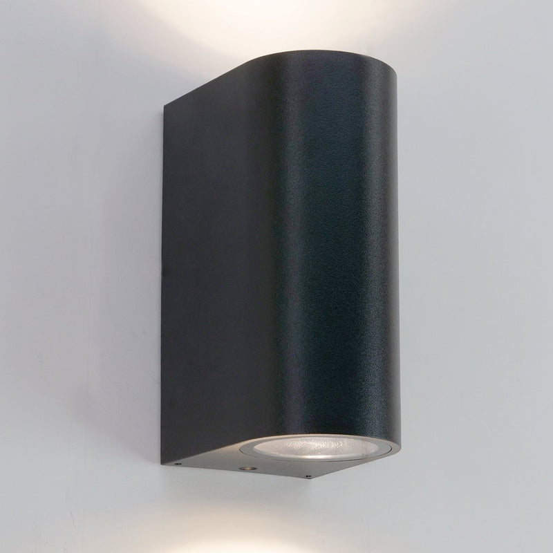 Eglo scogliera-e wandlamp buiten en binnen - gu10 - 14 cm - zwart