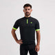 Maglia ciclismo Rogelli core da uomo - maniche corte - nero giallo fluorescente - xxl