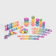 Tickit ® rainbow wooden super set | mega wooden sorting and play set large | 84 pieces