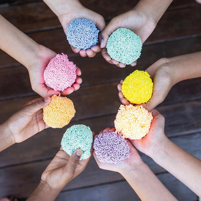 Risorse didattiche playfoamâ® - set di 6 colori | giocattoli sensoriali creativi - 3+