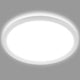 Briloner - led badkamerverlichting - plafondlamp met achtergrondverlichting - plafonniére badkamer - ip44 - ø42 cm - wit