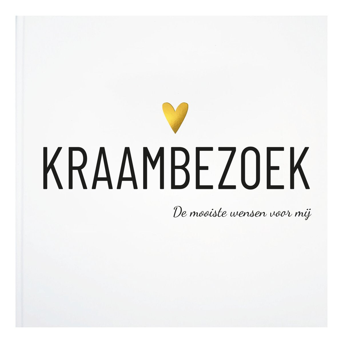 Lifestyle2love luxe kraambezoekboek - hét leukste kraamcadeau - bewaarboek voor wensen en herinneringen -