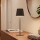 Briloner kiki - lampada da tavolo ricaricabile - dimmerabile - per interni ed esterni - regolabile in altezza - luce bianca calda - antracite