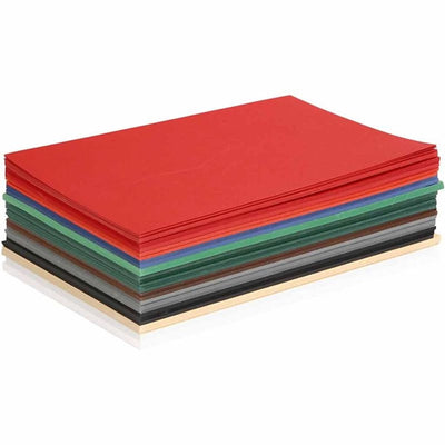 Colortime Christmas cardboard, a5, sheet 148x210 mm, 180 gr, various colors, 300 various sheets 1 box
