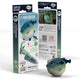 Puzzle 3d Eugy - pesce palla - animali marini - sostenibile - collezionali tutti - 6 anni
