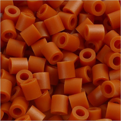 Perline termoadesive Nabbi, misura 5x5 mm, misura buco 2,5 mm, media, marrone rossastro (32254), 6000 pezzi 1 scatola