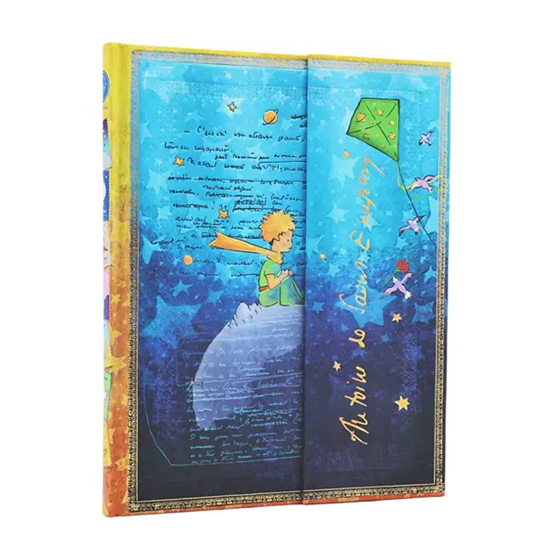 Paperblanks saint-exupéry, el principito colección de manuscritos adornados diarios de tapa dura papel ultra rayado 144 págs. 120 g/m2