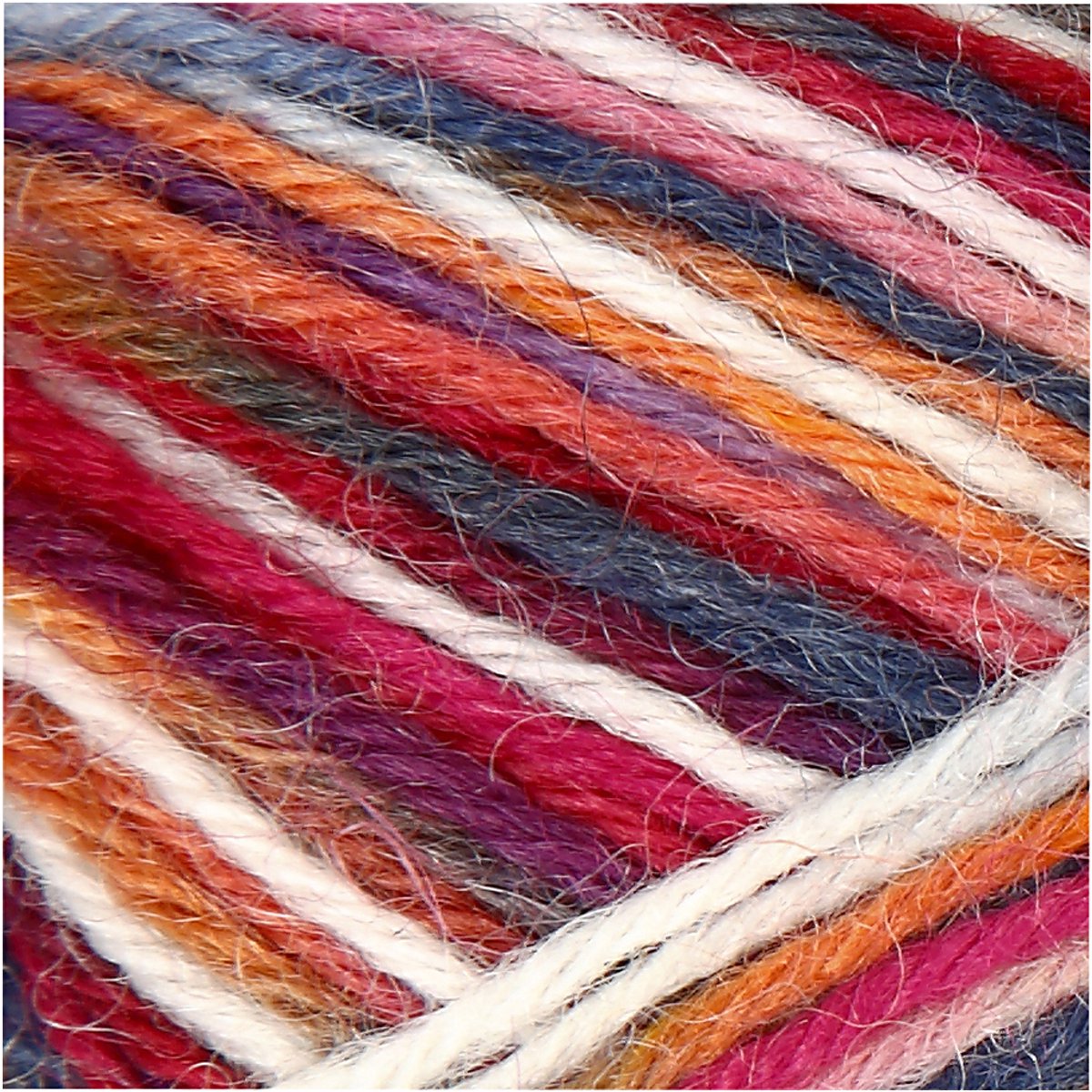 Creativ Company Filato per calze Blu Rosso, 200m