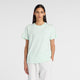 T-shirt da donna in jersey New Balance Sport Essentials - giada cosmica