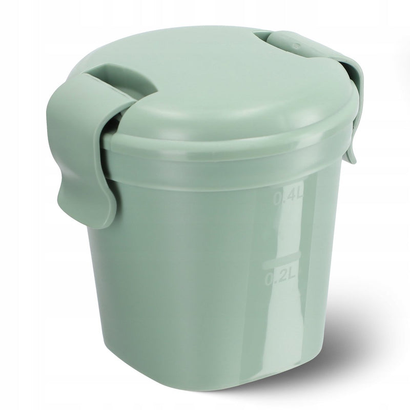 Curver smart to go eco - bicchiere per alimenti - 0,4 l - ermetico - verde