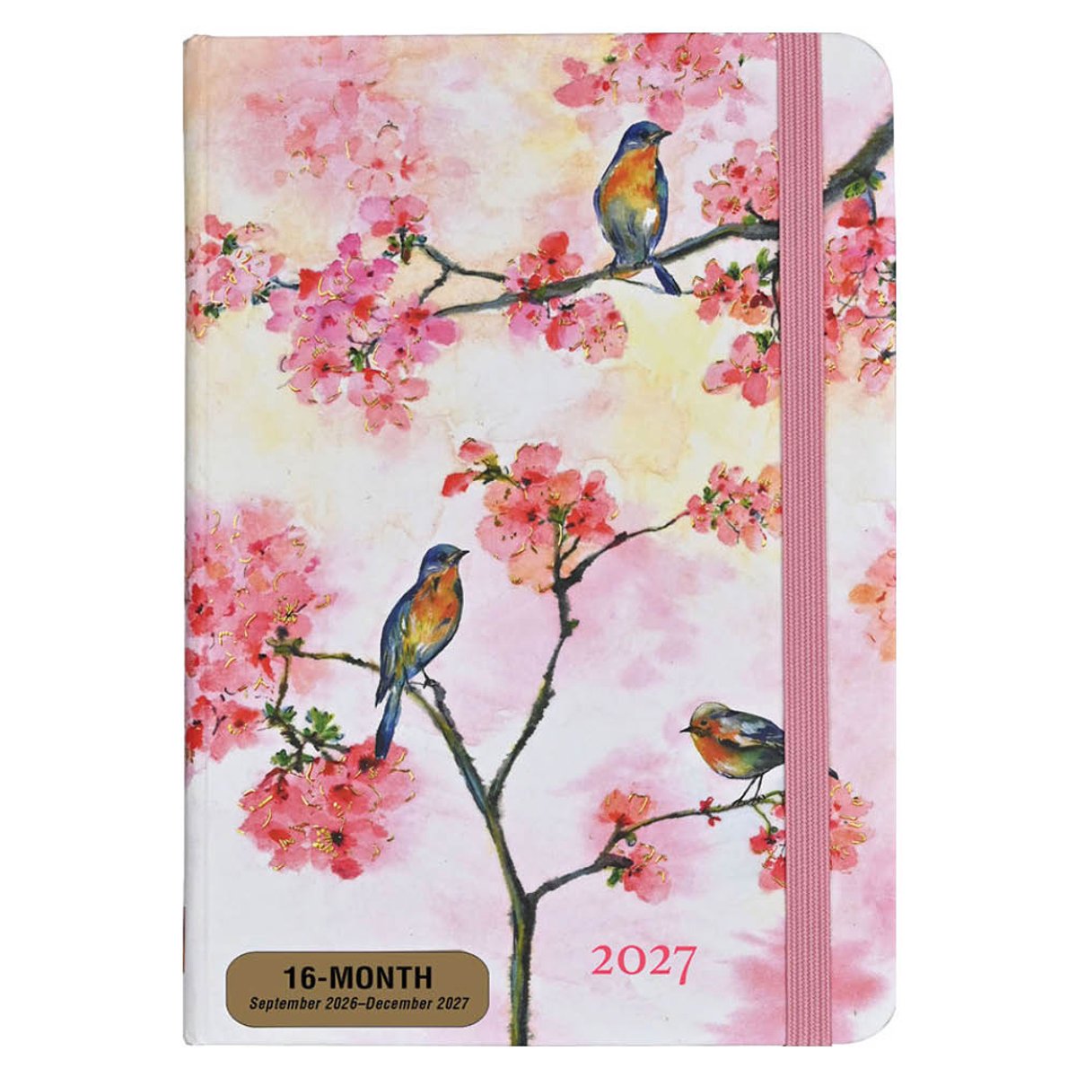 Comello agenda - 2027 - compact - 16 maanden - kersenbloesem - 12,7x17,8cm