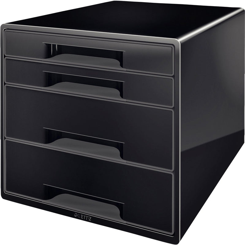 Leitz desk cube - 4 laden - zwart