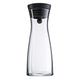 WMF basic - caraffa per acqua - 0,75 l - nera - antigoccia - design elegante