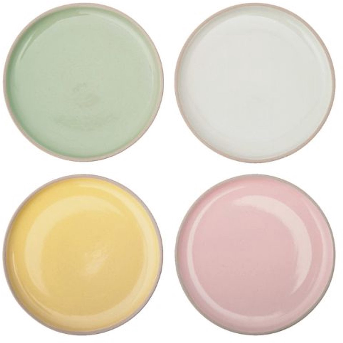 Juego de platos pequeños Jamie Oliver Big Love | 19cm | 4 piezas | colores mezclados